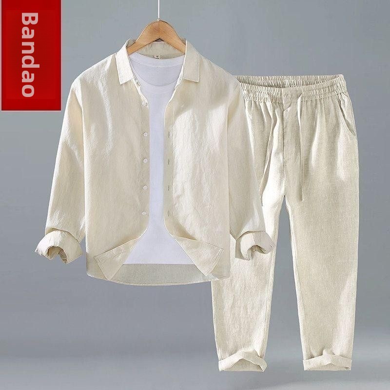 Loose Linen Short Sleeve T-Shi - огляд і ціна Linen Shirt Breathable